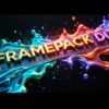 カラフルな液体が飛び散る背景に「FRAMEPACK DUO」の3D文字が配置されたAI動画生成ツールセットのイメージ画像です。FramePack DUO, AI 動画生成, Colab, 動画編集, モーフィング