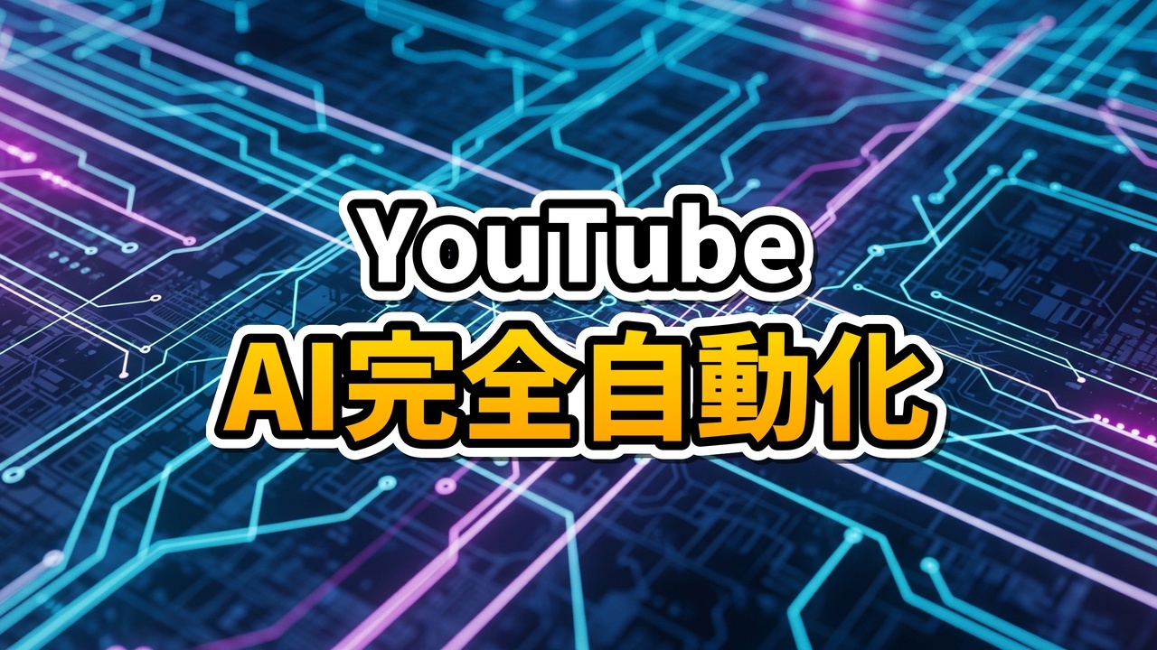 YouTube投稿の自動化を象徴するAIとホログラムのイメージ