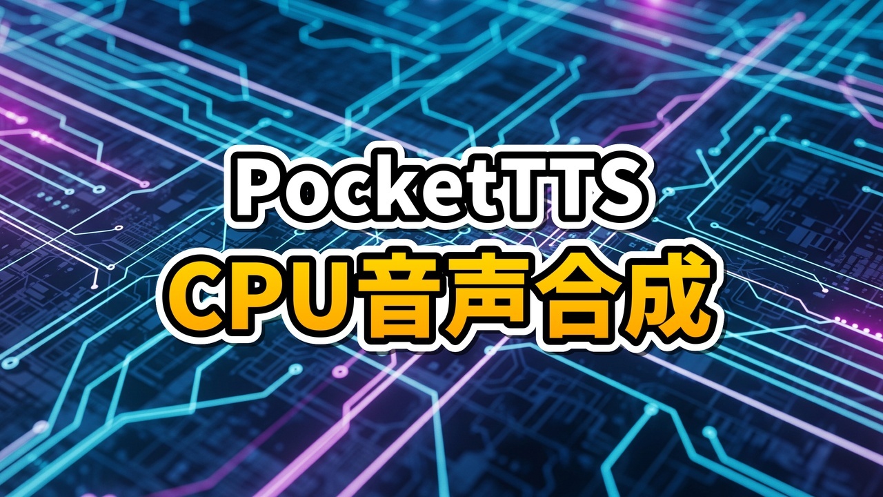 未来的なラップトップ画面に表示された音声波形とPythonコードのイメージ。