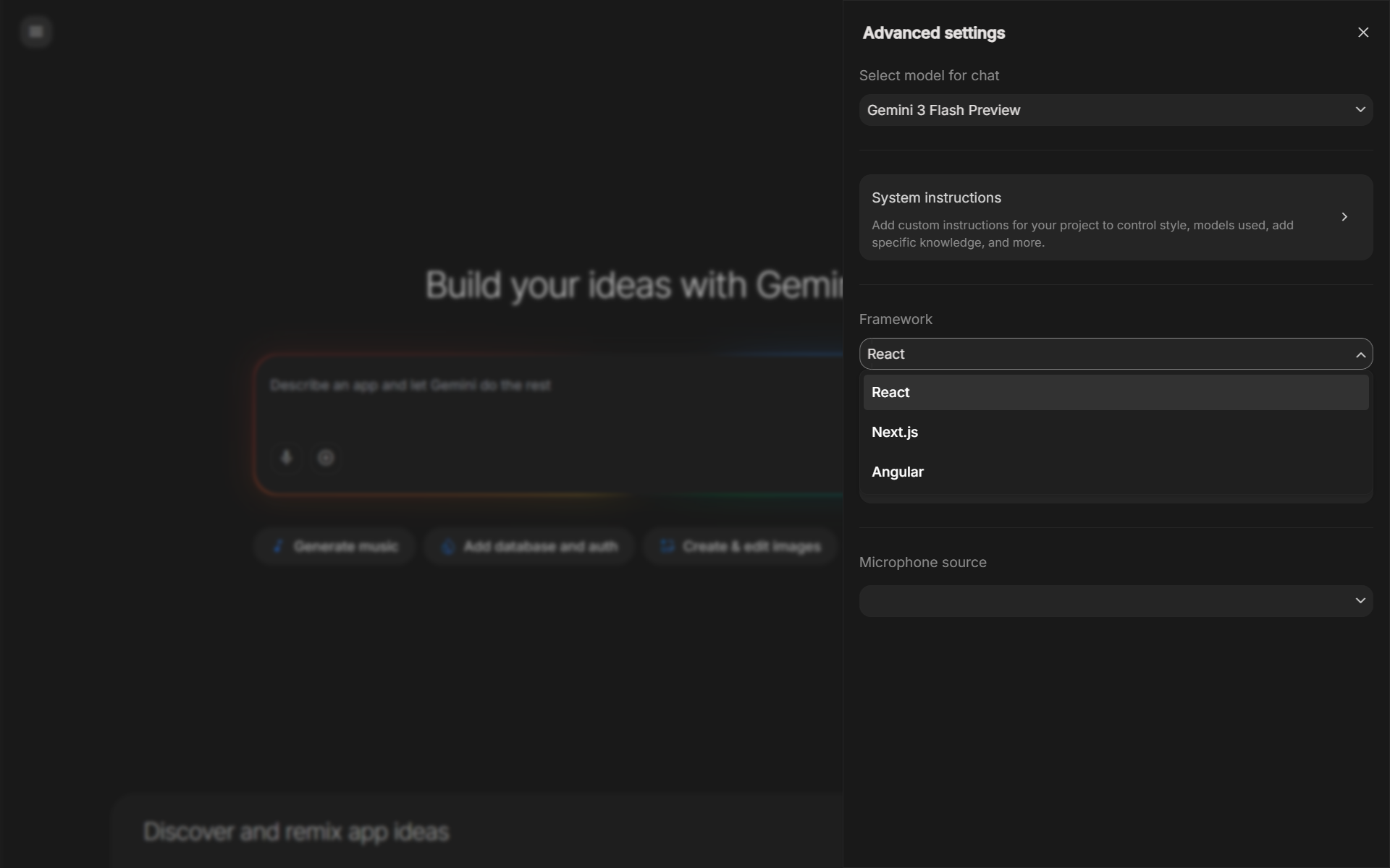 Framework選択 - React / Next.js / Angular